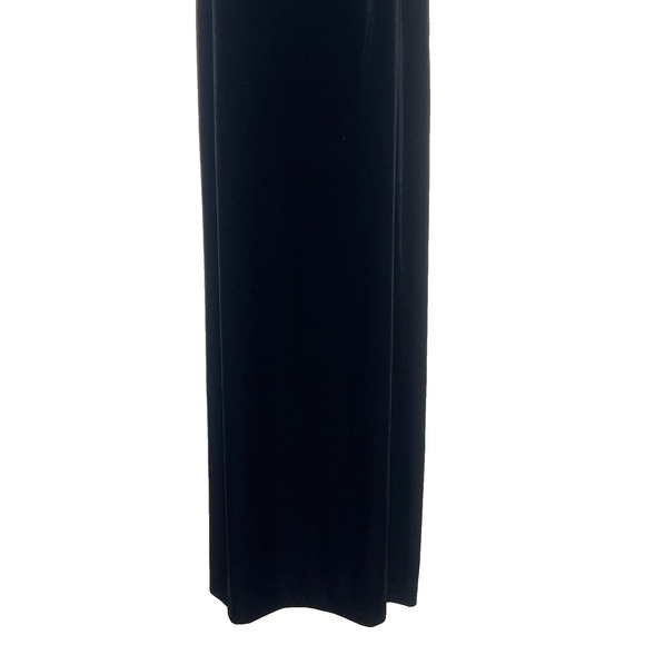 Alex Evenings Black Velvet Maxi Dress - Picture 5 of 11